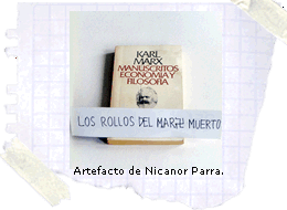 Artefacto de Nicanor Parra.