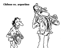 Chileno vs. argentino.
