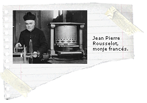 Jean Pierre Rousselot, monje francs.
