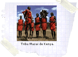 Tribu Masai de Kenya.